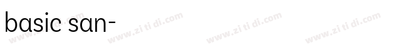 basic san字体转换
